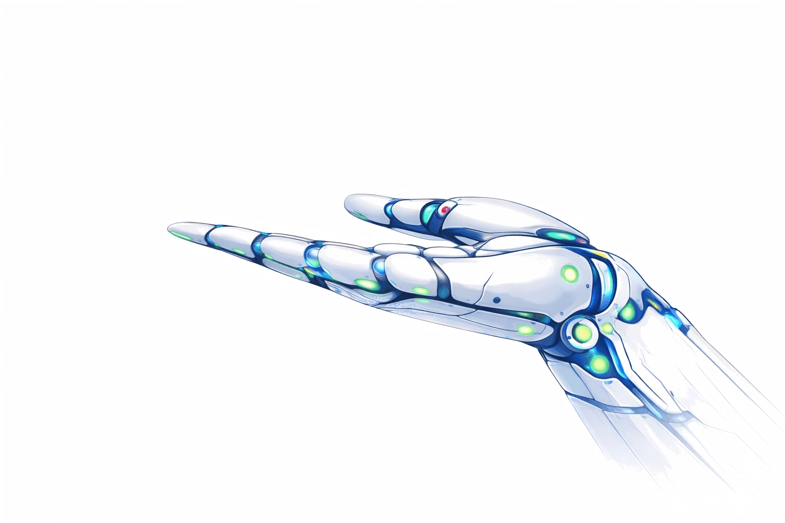 Futuristic hand